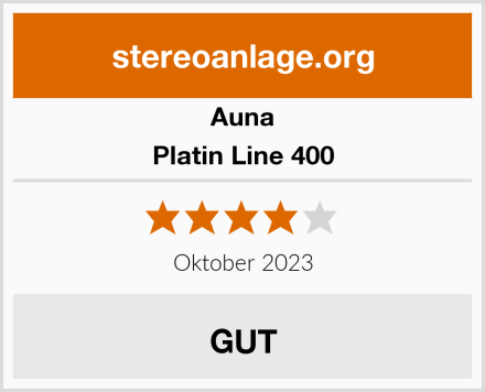 Auna Platin Line 400 Test