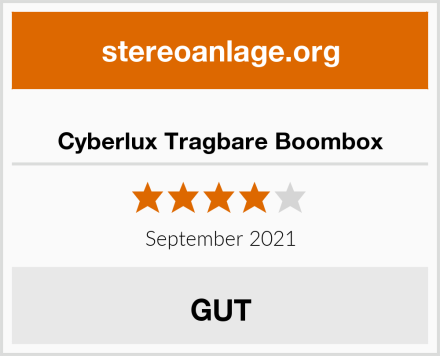  Cyberlux Tragbare Boombox Test