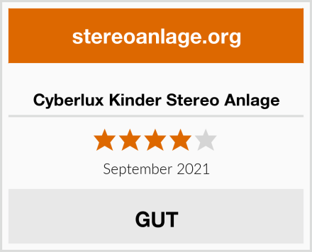  Cyberlux Kinder Stereo Anlage Test