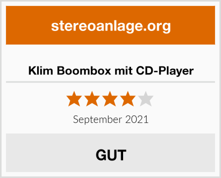  Klim Boombox mit CD-Player Test