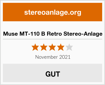  Muse MT-110 B Retro Stereo-Anlage Test