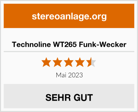  Technoline WT265 Funk-Wecker Test