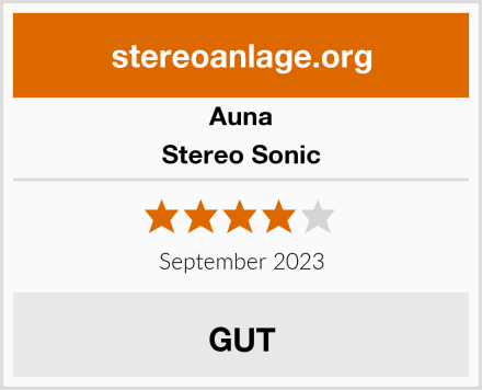Auna Stereo Sonic Test