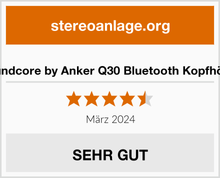  soundcore by Anker Q30 Bluetooth Kopfhörer Test